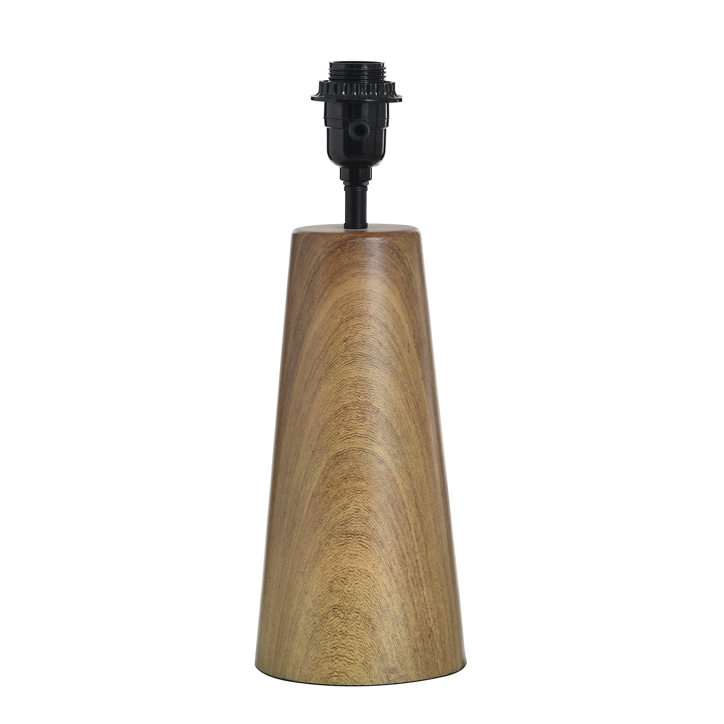 Better Homes & Gardens Wood Grain Finish Table Lamp with Pleated Shade