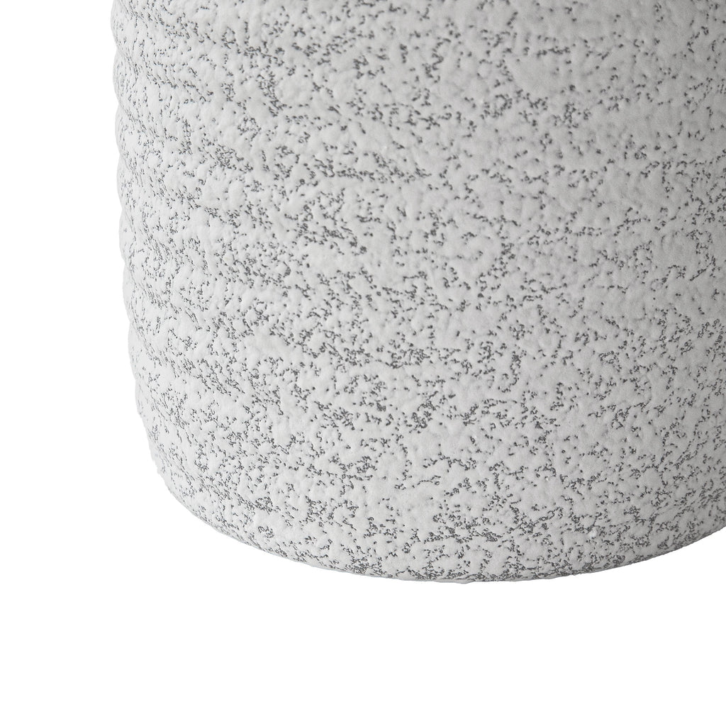 Yokila 25" White Ceramic Table Lamps Set of 2 for Living Room Bedroom Modern Bedside Nightstand Lamps